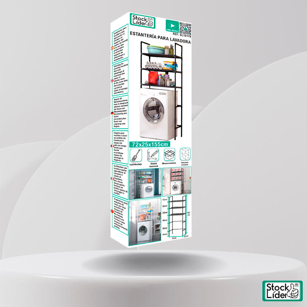 Estantería para lavadora Zento Pro